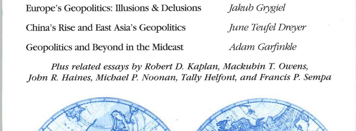 Presenting the Fall 2015 Orbis: Understanding Geopolitics on FPRI’s 60th Anniversary