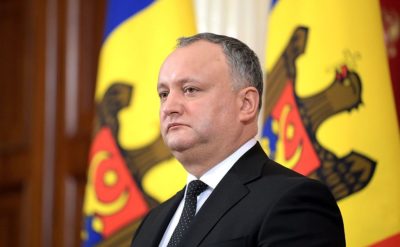 President Igor Dodon of Moldova