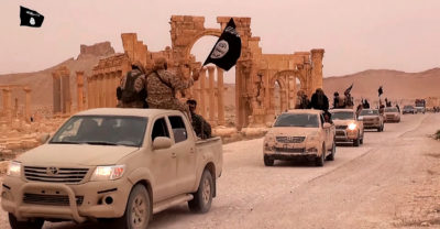 ISIS trucks